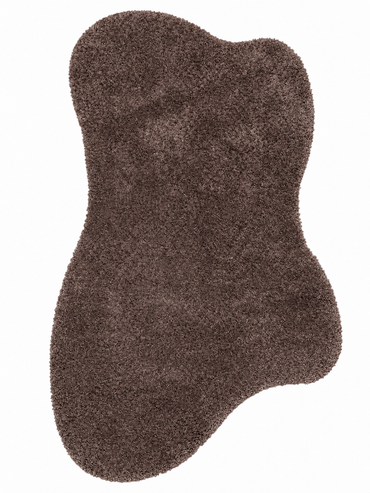 Natural Serisi Kahverengi Yoğun Dokulu Polyester Pamuk Tabanlı Modern Halı Yolluk Oturma Odası Salon Halısı NTRL-02-2386
