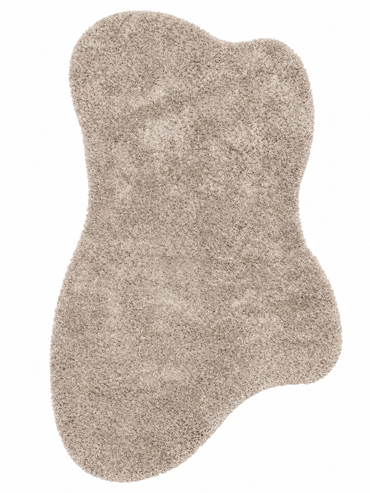 Natural Serisi Bej Yoğun Dokulu Polyester Pamuk Tabanlı Modern Halı Yolluk Oturma Odası Salon Halısı NTRL-02-2408