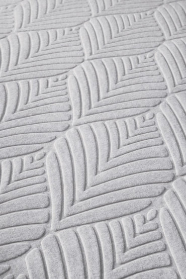 Yaprak Desenli Premium Seri Özel Kaymaz Taban Banyo Paspası 2'li Set 50x60 ve 60x100