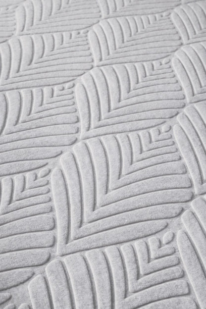 Yaprak Desenli Premium Seri Özel Kaymaz Taban Banyo Paspası 2'li Set 50x60 ve 60x100