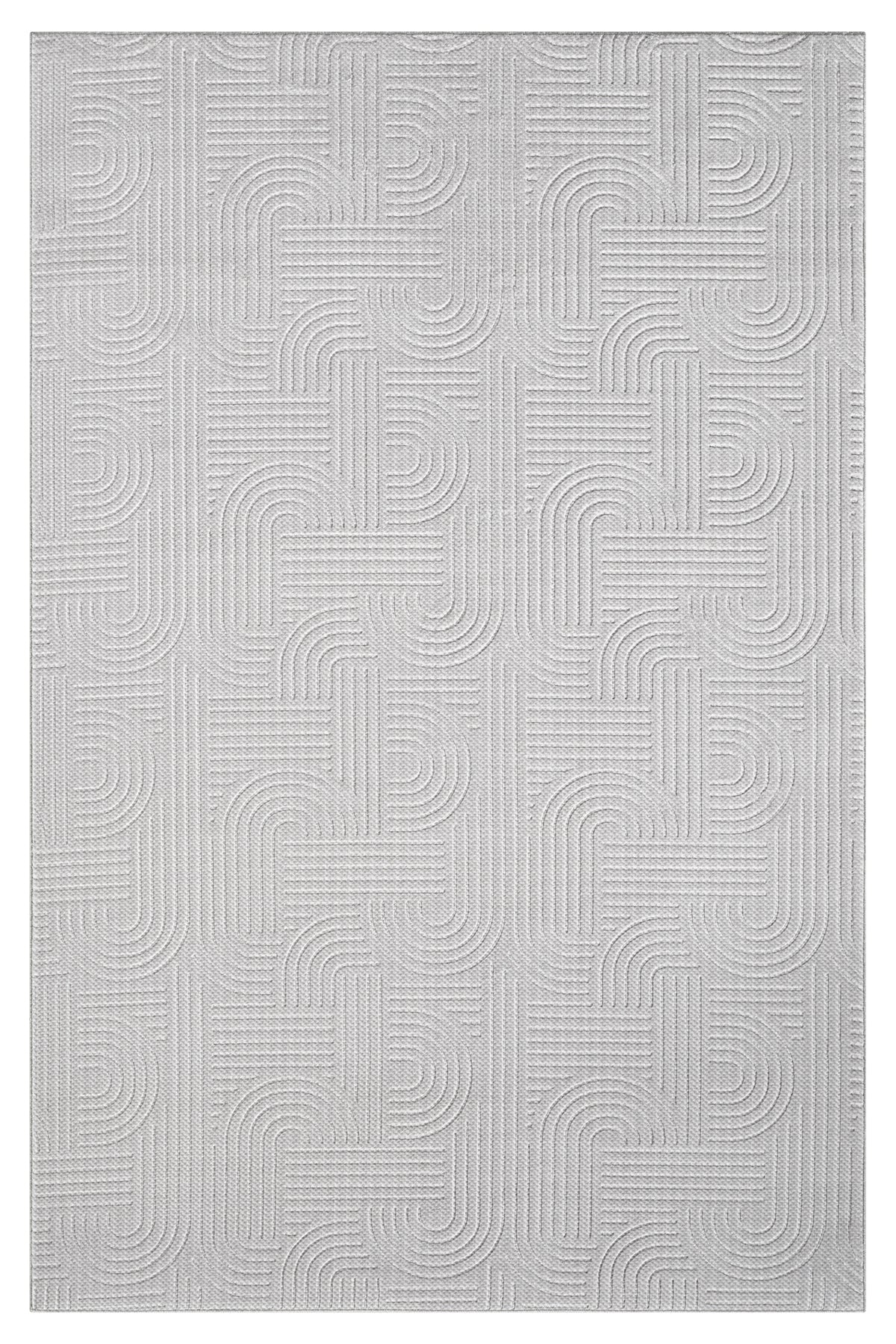 Premium Bohem Yıkanabilir Leke Tutmaz Modern Sisal Açık Gri Özel Seri Kaymaz Taban Halı Yolluk