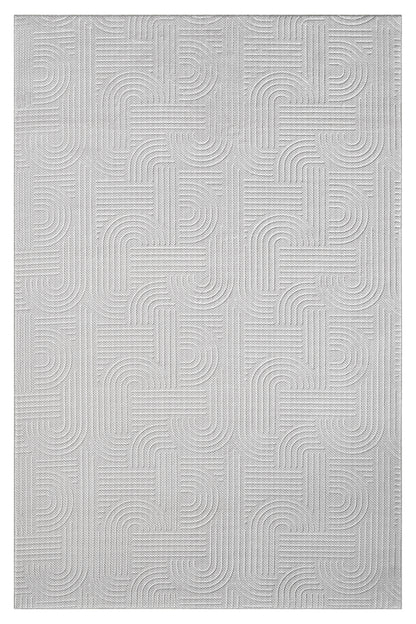 Premium Bohem Yıkanabilir Leke Tutmaz Modern Sisal Açık Gri Özel Seri Kaymaz Taban Halı Yolluk
