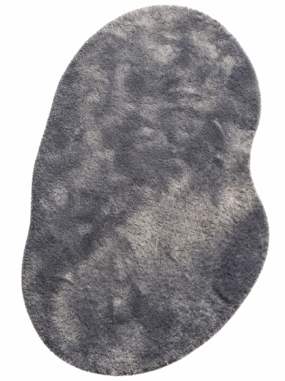 Natural Serisi Gri Yoğun Dokulu Polyester Pamuk Tabanlı Modern Halı Yolluk Oturma Odası Salon Halısı NTRL-01-9083