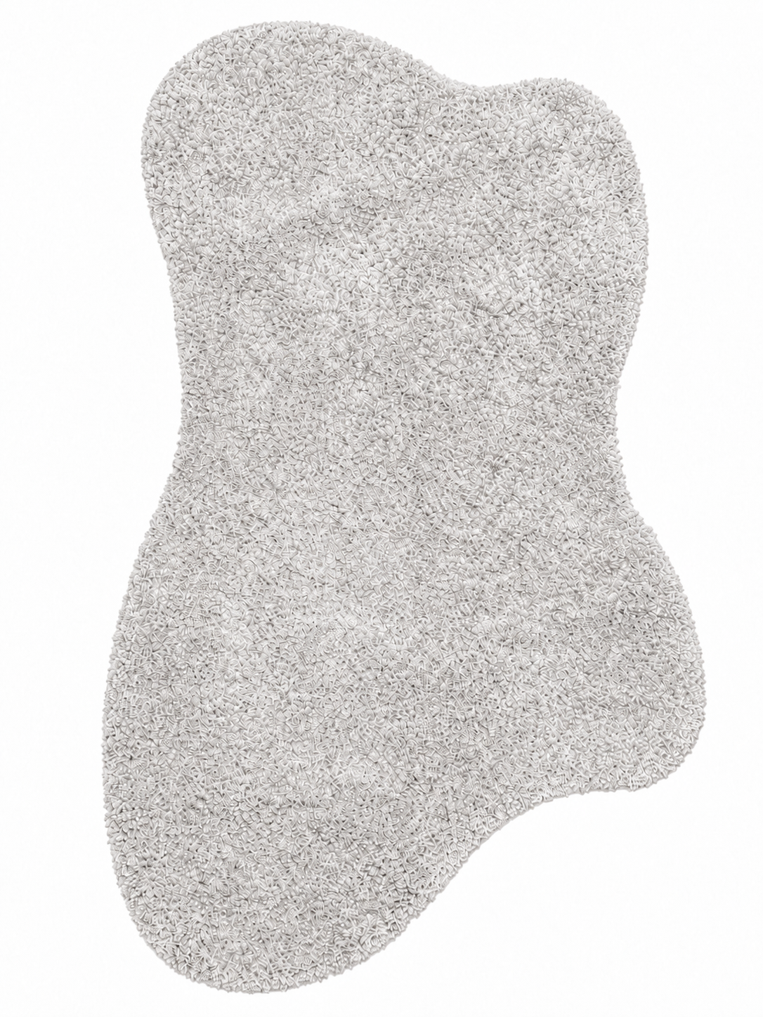 Natural Serisi Krem Yoğun Dokulu Polyester Pamuk Tabanlı Modern Halı Yolluk Oturma Odası Salon Halısı NTRL-02-1120