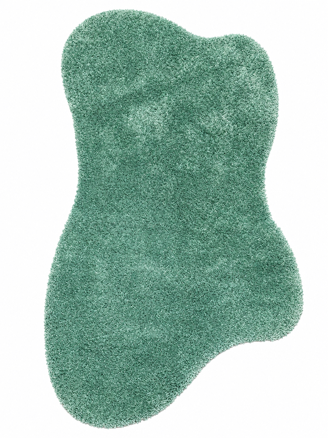 Natural Serisi Yeşil Yoğun Dokulu Polyester Pamuk Tabanlı Modern Halı Yolluk Oturma Odası Salon Halısı NTRL-02-8880