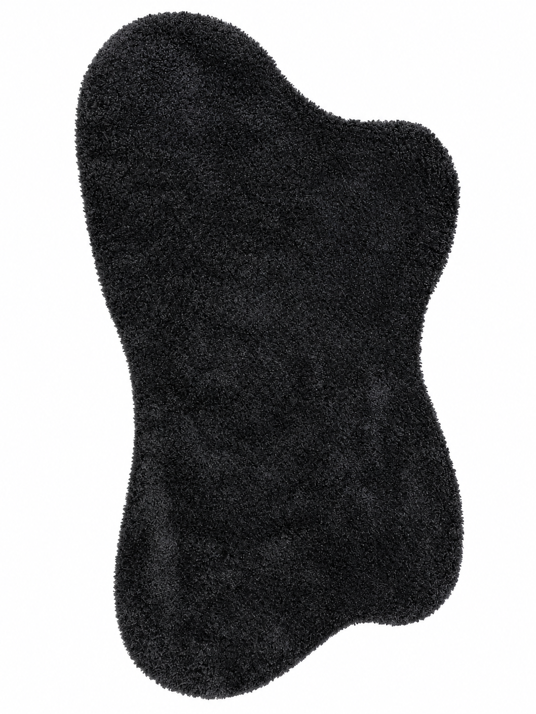 Natural Serisi Siyah Yoğun Dokulu Polyester Pamuk Tabanlı Modern Halı Yolluk Oturma Odası Salon Halısı NTRL-02-9060
