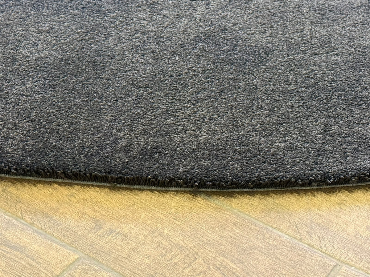 Natural Serisi Siyah Yoğun Dokulu Polyester Pamuk Tabanlı Modern Halı Yolluk Oturma Odası Salon Halısı NTRL-01-9060